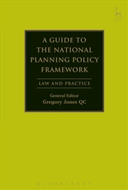 Buy National Planning Policy: The NPPF and Policies for Development Management