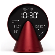 Buy Lexon Conic Radio Alarm Clock With Fm & Built-In Bluetooth Speaker - Red