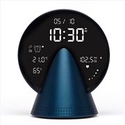 Buy Lexon Conic Radio Alarm Clock With Fm & Built-In Bluetooth Speaker - Blue