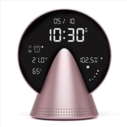 Buy Lexon Conic Radio Alarm Clock With Fm & Built-In Bluetooth Speaker - Pink