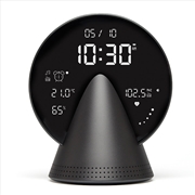 Buy Lexon Conic Radio Alarm Clock With Fm & Built-In Bluetooth Speaker - Grey