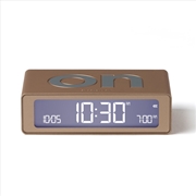 Buy Lexon Flip Mini Reversible Alarm Clock - Gold