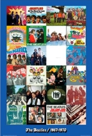 Buy The Beatles Era 1967-1970 Blue Poster