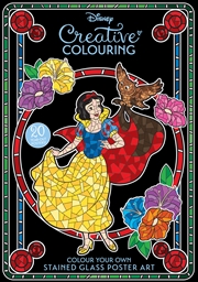 Buy Disney: Stained Glass Adult Poster Book (Starring Snow White)