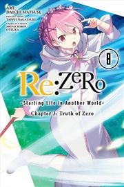 Buy Re Zero Chapter 3 Truth Of Zero Vol 8