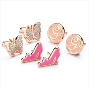 Buy Wicked Glinda Butterlfy. G And Shoe Stud Earring Set