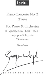 Buy George Lloyd - Piano Concerto No. 2 (Piano Score For Piano Solo)