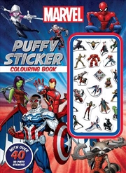 Buy Marvel: Puffy Sticker Colouring Book (Starring Captain America)