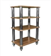 Buy Silcron Steelseries 4 Shelf Hi-Fi Rack - Timber