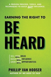 Buy Earning the Right to Be Heard