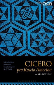 Buy Cicero Pro Roscio Amerino: A Selection