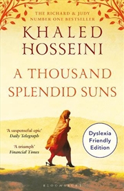 Buy A Thousand Splendid Suns: Dyslexia Friendly Edition