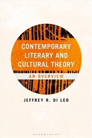 Buy Contemporary Literary and Cultural Theory: An Overview