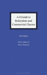 Buy A-Z Guide to Boilerplate and Commercial Clauses