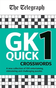 Buy The Telegraph Gk Quick Crosswo