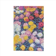 Buy Monet s Chrysanthemums Mini Lined Hardback Journal (Elastic Band Closure)