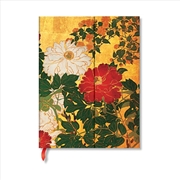 Buy Natsu (Rinpa Florals) Ultra Lined Hardback Journal (Wrap Closure)