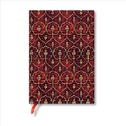 Buy Red Velvet Midi Lined Softcover Flexi Journal (Elastic Band Closure)