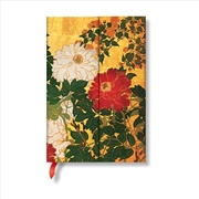 Buy Natsu (Rinpa Florals) Mini Lined Hardback Journal (Wrap Closure)