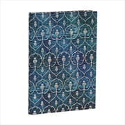 Buy Blue Velvet Midi Lined Journal (Elastic Band Closure)