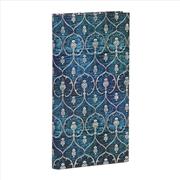 Buy Blue Velvet Slim Lined Journal (Elastic Band Closure)