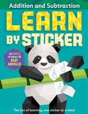 Buy Learn by Sticker: Addition and Subtraction