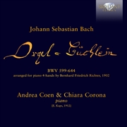 Buy J.S. Bach: Orgelbuchlein Arranged For Piano 4-Hands By Bernhard Friedrich Richter