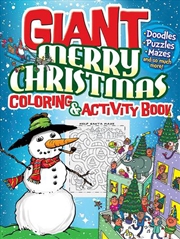 Buy GIANT Merry Christmas Coloring and Activity Book