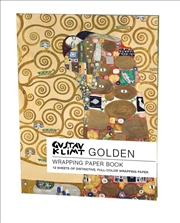 Buy Golden, Gustav Klimt: Wrapping Paper Book