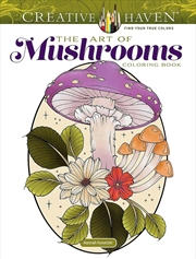 Buy Creative Haven Art of Mushrooms Coloring Book