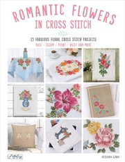 Buy Romantic Flowers in Cross Stitch