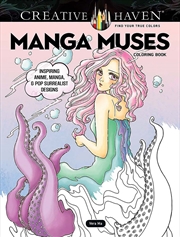 Buy Creative Haven Manga Muses Coloring Book