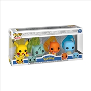 Buy Pokemon - Starters US Exclusive Pop! Vinyl 4-Pack [RS]