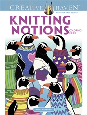 Buy Creative Haven Knitting Notions Coloring Book