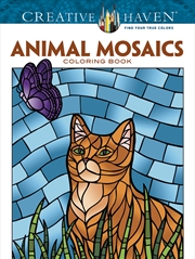 Buy Creative Haven Animal Mosaics Coloring Book