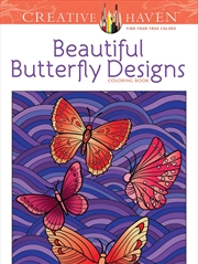 Buy Creative Haven Beautiful Butterfly Designs Coloring Book