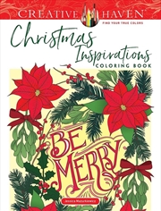 Buy Creative Haven Christmas Inspirations Coloring Book