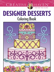 Buy Creative Haven Designer Desserts Coloring Book