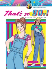 Buy Creative Haven That's so 90s! Coloring Book