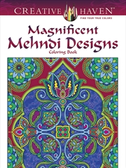 Buy Creative Haven Magnificent Mehndi Designs Coloring Book