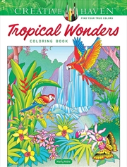 Buy Creative Haven Tropical Wonders Coloring Book