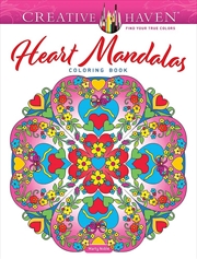 Buy Creative Haven Heart Mandalas Coloring Book