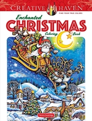 Buy Creative Haven Enchanted Christmas Coloring Book