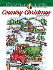 Buy Creative Haven Country Christmas Coloring Book