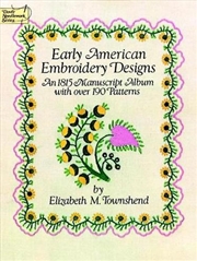 Buy Early American Embroidery Designs