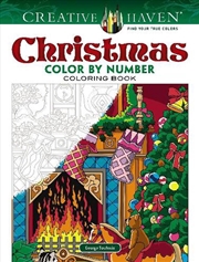 Buy Creative Haven Christmas Color by Number Christmas