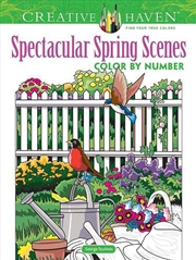 Buy Creative Haven Spectacular Spring Scenes Color by Number