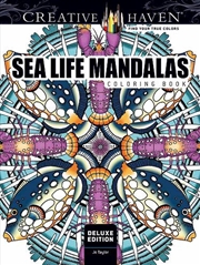 Buy Creative Haven Deluxe Edition Sea Life Mandalas Coloring Book