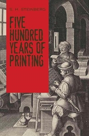 Buy Five Hundred Years of Printing