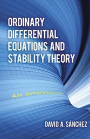 Buy Ordinary Differential Equations and Stability Theory - An Introduction